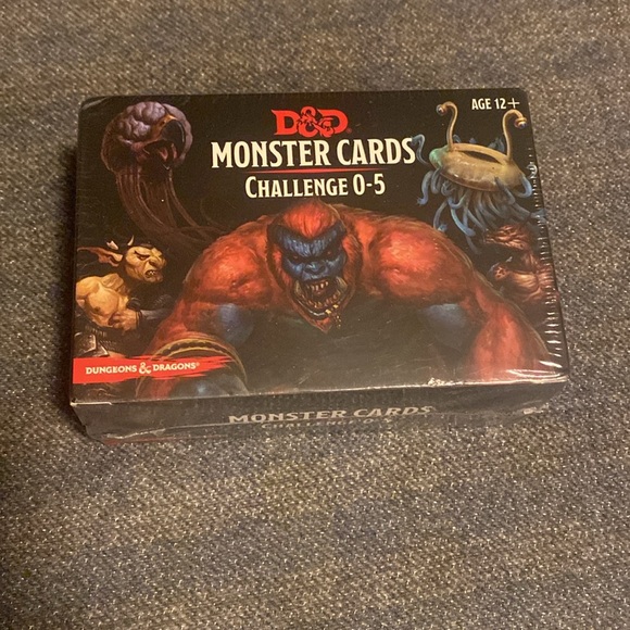 Classic Dungeons and Dragons Monster Card Box Set. Challenge 0-5. New. Sealed. - Picture 3 of 10
